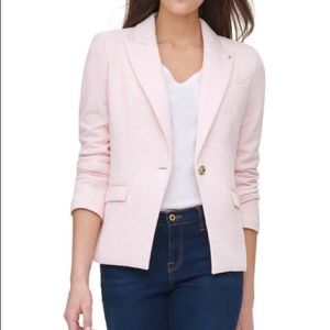 Timmy Hilfiger Ballerina Pink Blazer w/ Elbow Patches Sz 4